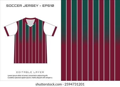 Sports jersey and t-shirt template sports jersey design
