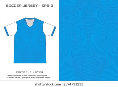 Sports jersey and t-shirt template sports jersey design