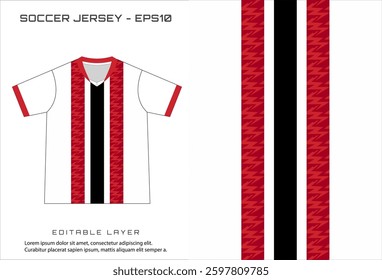 Sports jersey and t-shirt template sports jersey design