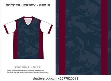 Sports jersey and t-shirt template sports jersey design