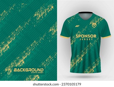 Sports jerseys are designed in
green and yellow tones with stripes, sporty casual style cycling running basketball marathon soccer football.