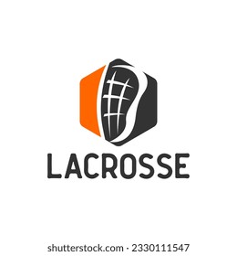 Sports Lax Lacrosse Team Club Team Logo Template Vector