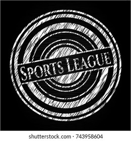Sports League on blackboard