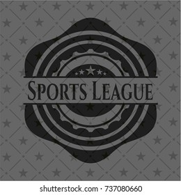 Sports League realistic dark emblem