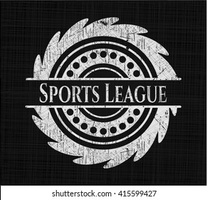 Sports League written on a blackboard