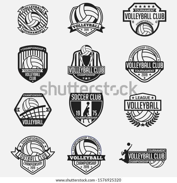 Sports Logo Badge Label Stock Vector (Royalty Free) 1576925320 ...