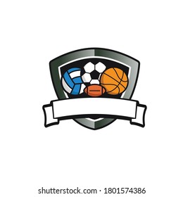 sports logos, basketball, football, soccer, volleyball, esports