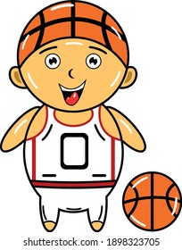 sports mascot with a chibi design style