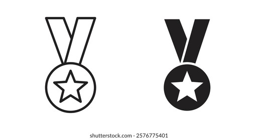 Sports medal icons pack for ui designs