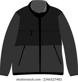 sports men's sweatshirt fleece sweatshirt on the lock with pockets