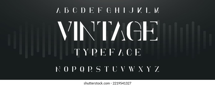 Sports minimal tech font letter set. Luxury vector typeface for company. Modern gaming fonts logo design.