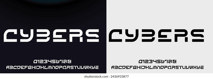  Sports minimal tech font letter set. Luxury vector typeface for company. Modern gaming fonts logo design.