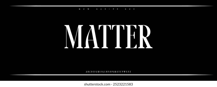 Sports minimal tech font letter set. Luxury vector typeface for company.