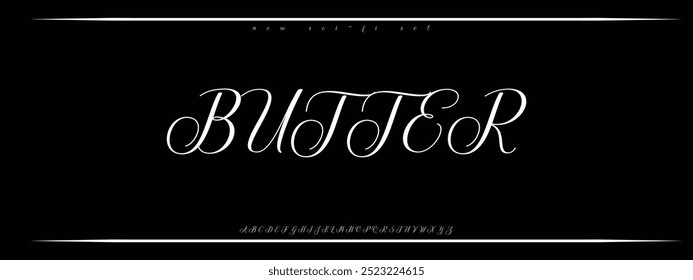 Sports minimal tech font letter set. Luxury vector typeface for company.