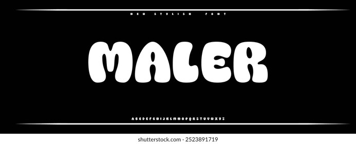Sports minimal tech font letter set. Luxury vector typeface for company.