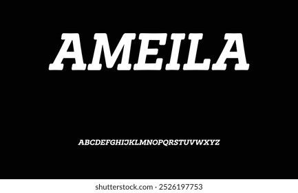 
 Sports minimal tech font letter set. Luxury vector typeface for company. 