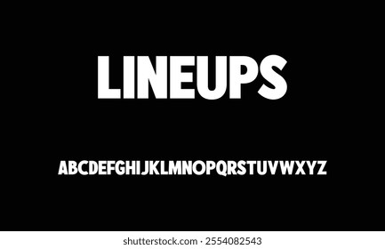 Sports minimal tech font letter set. Luxury vector typeface for company.