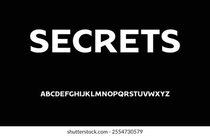 Sports minimal tech font letter set. Luxury vector typeface for company.
