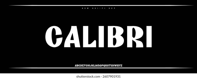 Sports minimal tech font letter set. Luxury vector typeface for company.