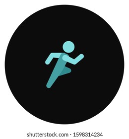 Sports mode, vector best flat icon. On white background , EPS 10