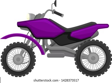 Sports motobike. Vector illustration on white background.