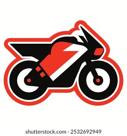 A Sports Motor bike vector illustration