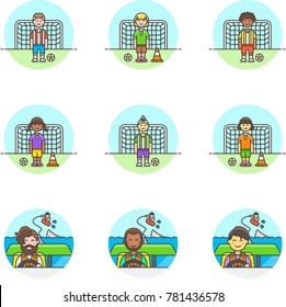 Sports- Multicolor Icon Set