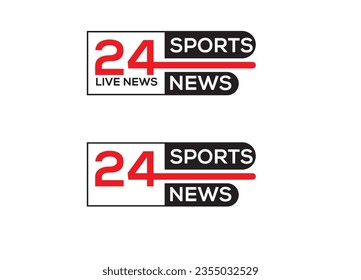 Sports News Logo Design Vector 