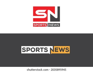 Sports News Logo Vector Logo Image