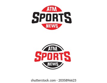 Sports News Logo Vector Image Stock Vector (Royalty Free) 2035896623 ...