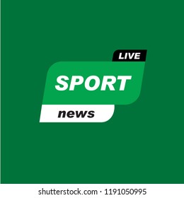 Sports news vector. Sport news icon vector symbol. Linear style sign for mobile concept and web design. Sport news banner symbol illustration. Pixel vector graphics - Vector.