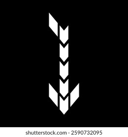 Sports number 1 arrow style. Suitable for T-shirts, motorsports, sport cars, motocross, bicycles, gamers, basketball, sports, baseball, rugby, construction, etc. Shape with Building Arrow Style.