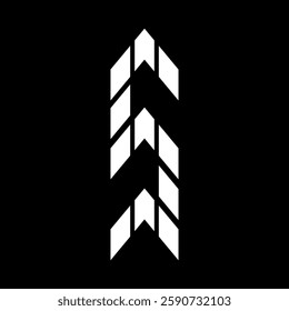 Sports number Five arrow style. Suitable for T-shirts, motorsports, sport cars, motocross, bicycles, gamers, basketball, sports, baseball, rugby, construction, etc. Shape with Building Arrow Style.