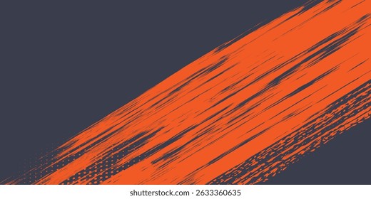 Sports orange background design with abstract modern template. Vector illustration of sports players in different activities. football, basketball, baseball, rugby, sports grunge background