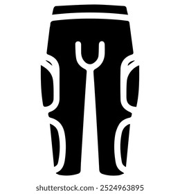 Calça esportiva, calça de corrida para esportes ao ar livre. Ilustração vetor calças Jogger.