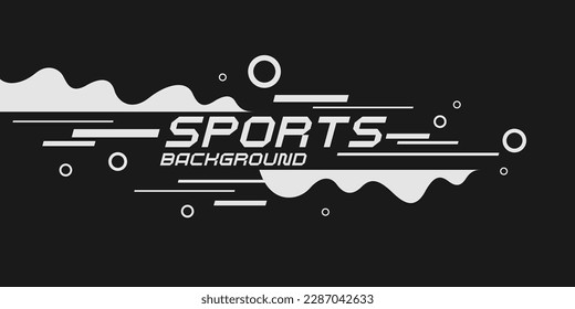 Sports poster. abstract background with geometric elements. A composition of various shapes.