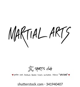 Sports poster illustration - hand drawn in vector / sport background