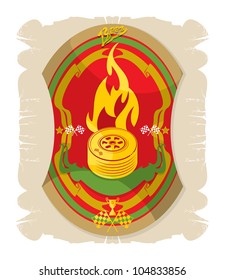 Sports race. Beer labels, 2, vector