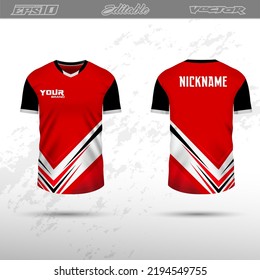 Sports and racing apparel design template vector