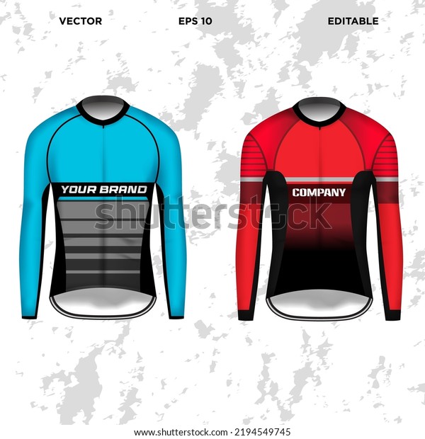 Sports and\
racing apparel design template\
vector