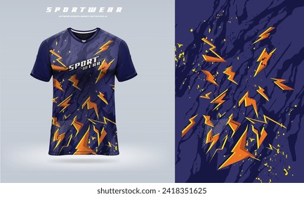 Sports racing jersey design abstract. Templates for team uniforms. Sports design for football, esport, motocross, cycling, fishing, soccer, gaming, racing. vektor