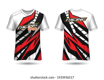 Sports Racing Jersey Design Template Team Stock Vector (Royalty Free ...