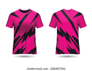 Sports Racing  Jersey Design Template for Team Uniforms Vector