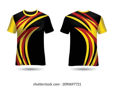 Sports Racing  Jersey Design Vector Template