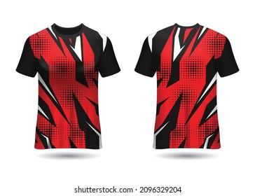 Sports Racing  Jersey Design Vector