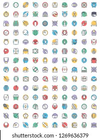 Sports Related Colored Icons