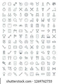 Sports Related Outline Icons
