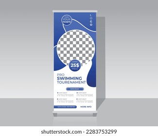 Sports Roll Up Banner Design