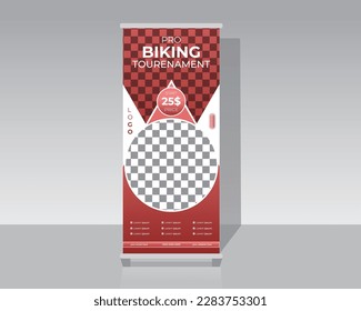 Sports Roll Up Banner Design