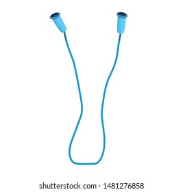 sports rope with handles vector illustration